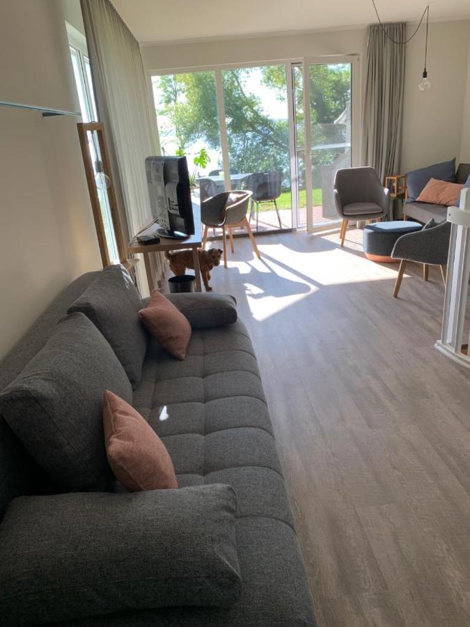 Ferienwohnung Am See Mit Terrasse 阿舍贝格 外观 照片