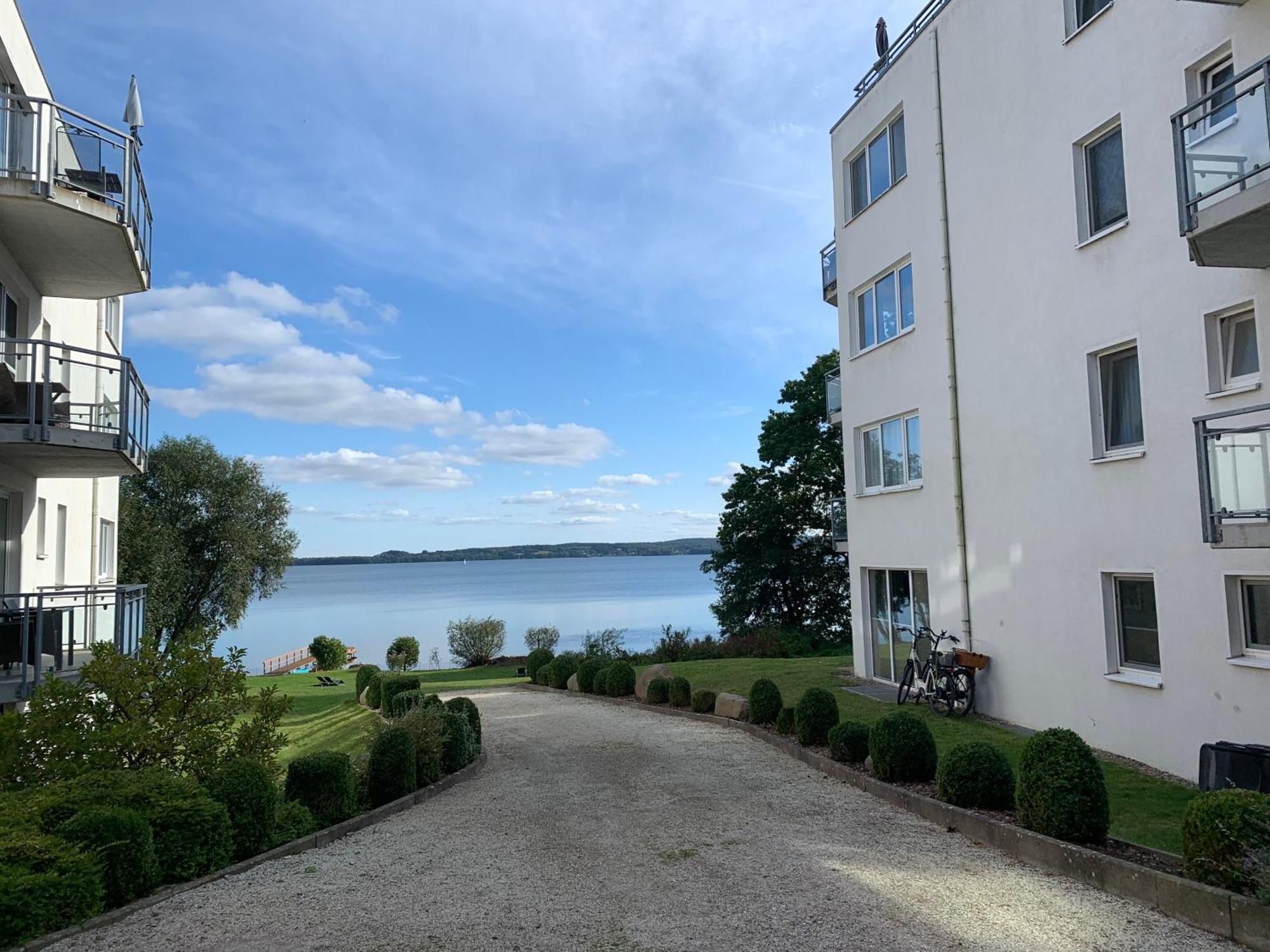 Ferienwohnung Am See Mit Terrasse 阿舍贝格 外观 照片